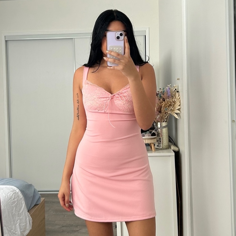 Blush pink sundress